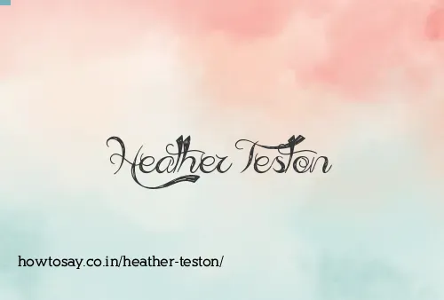 Heather Teston