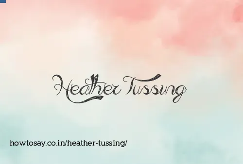 Heather Tussing