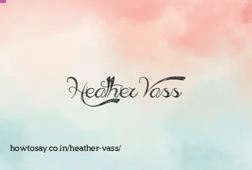 Heather Vass