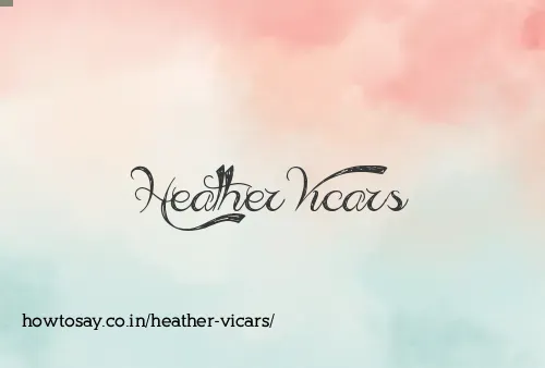Heather Vicars