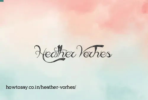 Heather Vorhes