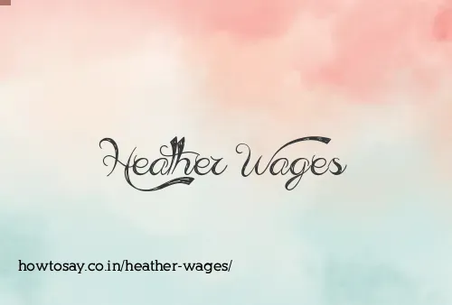 Heather Wages