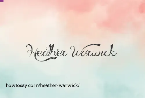 Heather Warwick