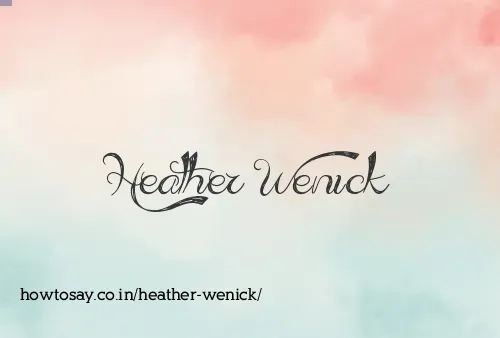 Heather Wenick