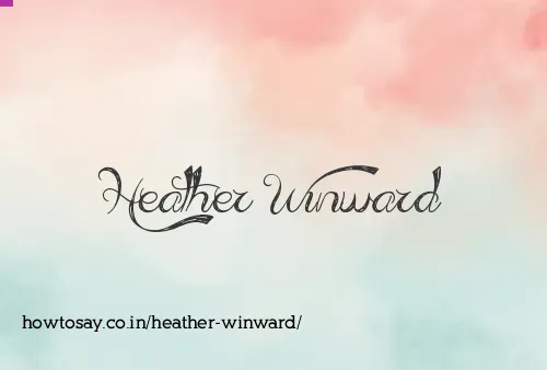 Heather Winward