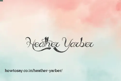 Heather Yarber