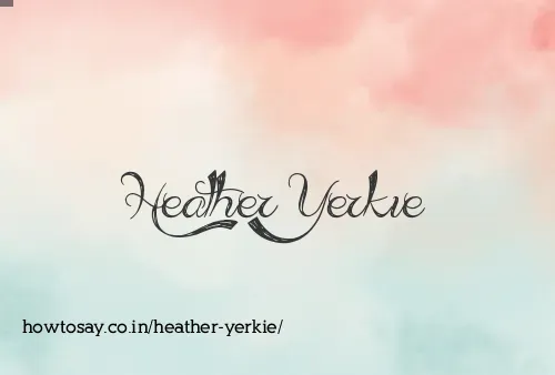 Heather Yerkie
