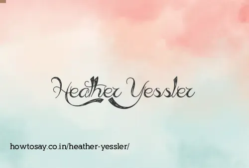 Heather Yessler