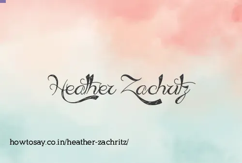 Heather Zachritz