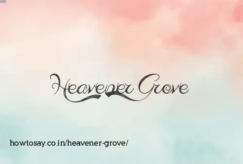 Heavener Grove