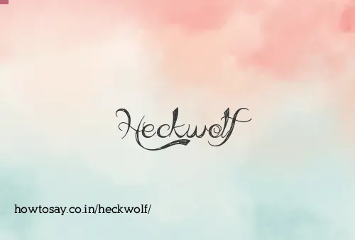Heckwolf