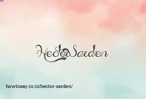 Hector Sarden