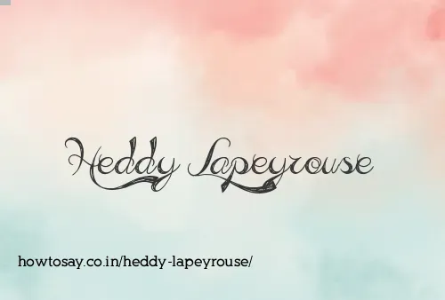 Heddy Lapeyrouse