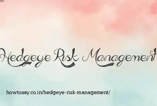 Hedgeye Risk Management