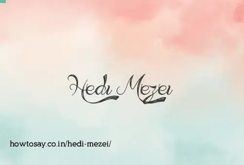 Hedi Mezei
