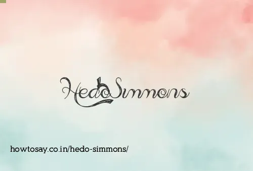 Hedo Simmons