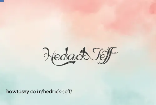 Hedrick Jeff