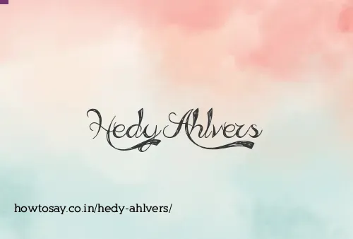 Hedy Ahlvers