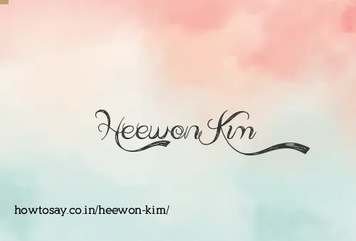Heewon Kim