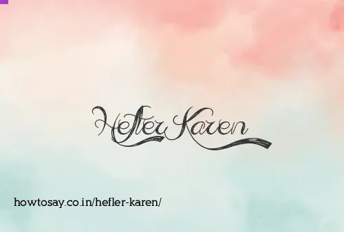 Hefler Karen