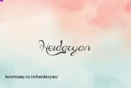 Heidaryan