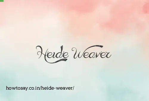 Heide Weaver