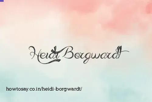 Heidi Borgwardt
