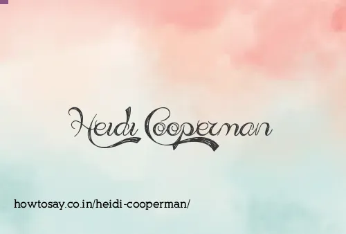 Heidi Cooperman