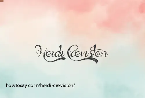 Heidi Creviston
