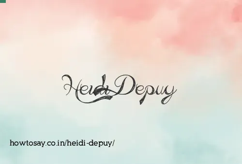 Heidi Depuy