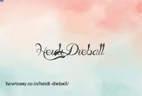 Heidi Dieball