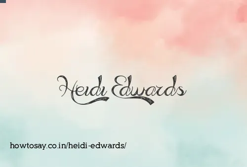 Heidi Edwards
