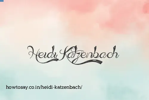 Heidi Katzenbach