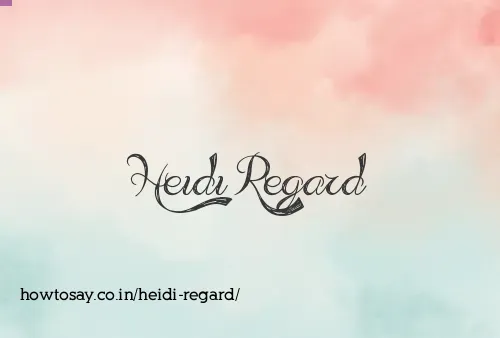 Heidi Regard