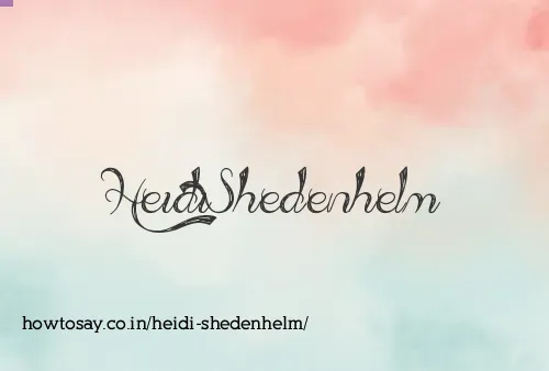 Heidi Shedenhelm
