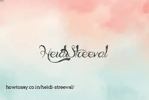 Heidi Streeval