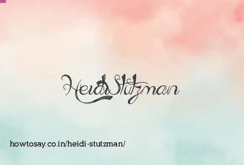 Heidi Stutzman