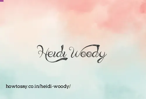 Heidi Woody