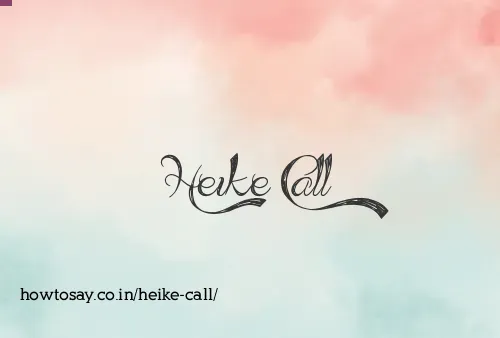 Heike Call