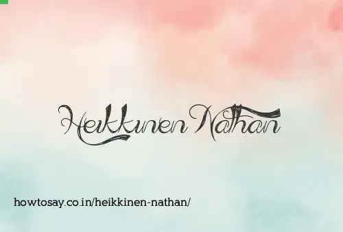 Heikkinen Nathan