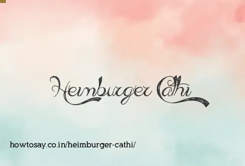 Heimburger Cathi
