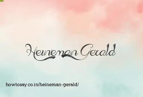 Heineman Gerald