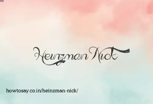 Heinzman Nick