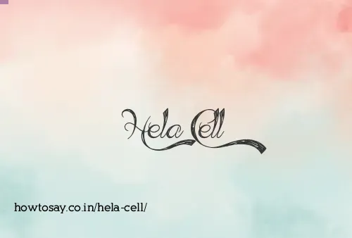Hela Cell