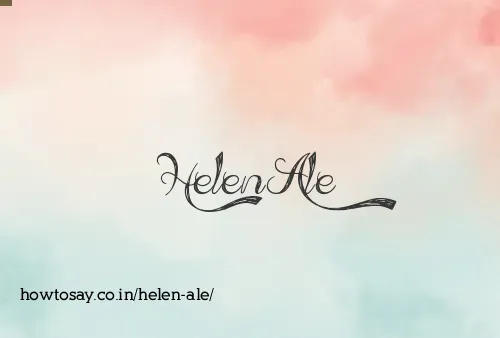 Helen Ale