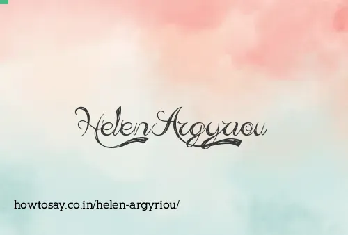 Helen Argyriou