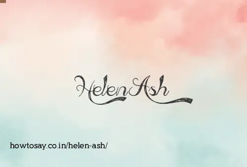 Helen Ash