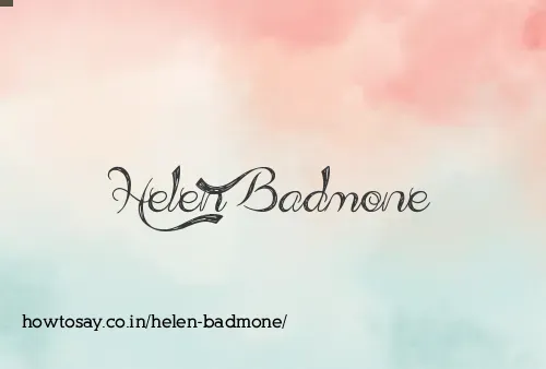 Helen Badmone