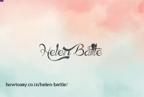 Helen Battle