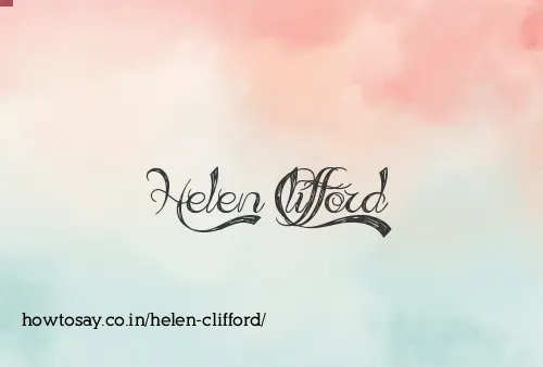 Helen Clifford